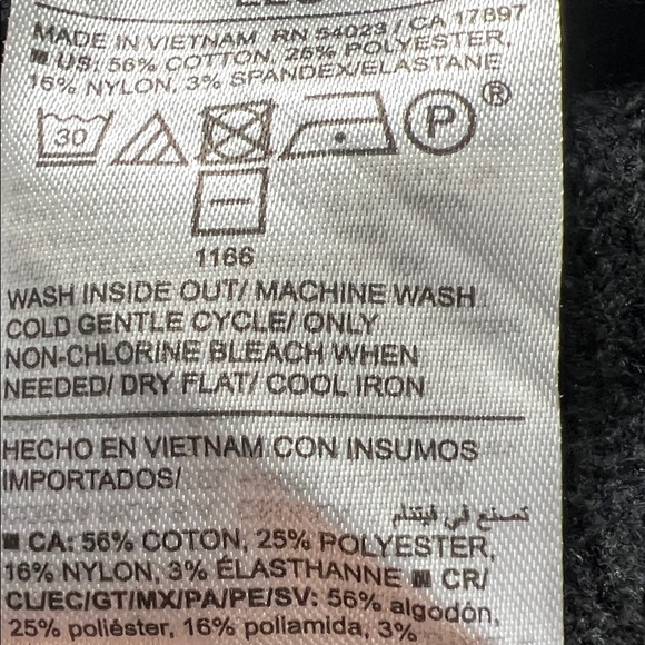 Old Navy Black Long Sleeve Ribbed Dress - Picture 3 of 3